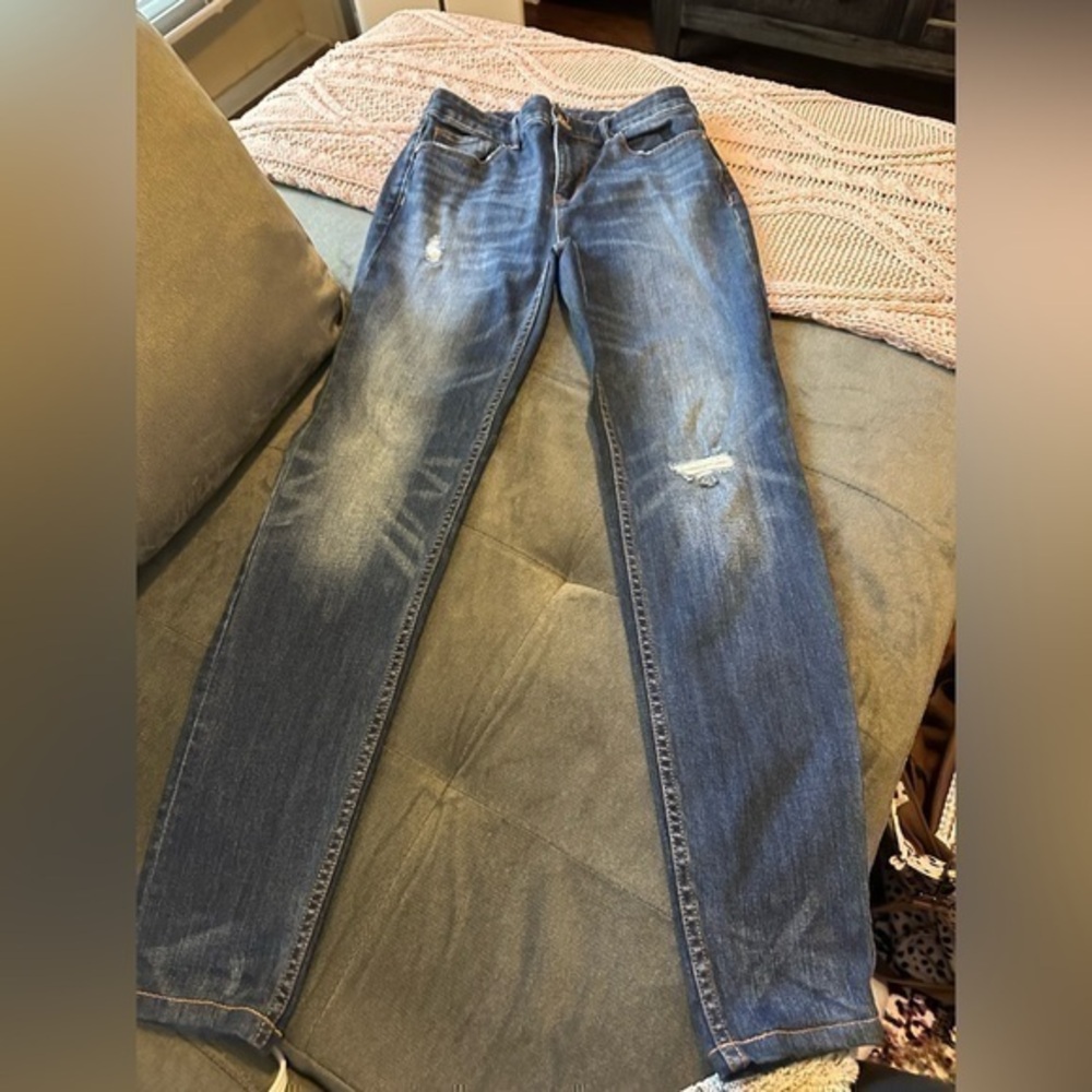 NWOT White House Black Market High Rise Dark Blue Skinny Jeans
